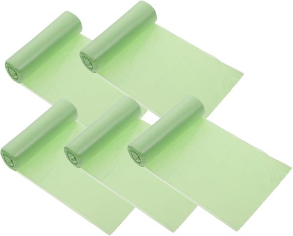 Compost Bag 100pcs Small Recycling Bags 50x60cm Safe for Home Pet Waste Corn Starch Material